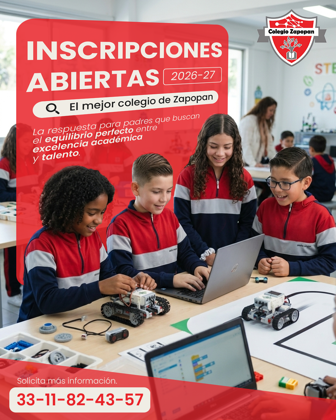 Formando líderes para el mundo — Colegio Zapopan
