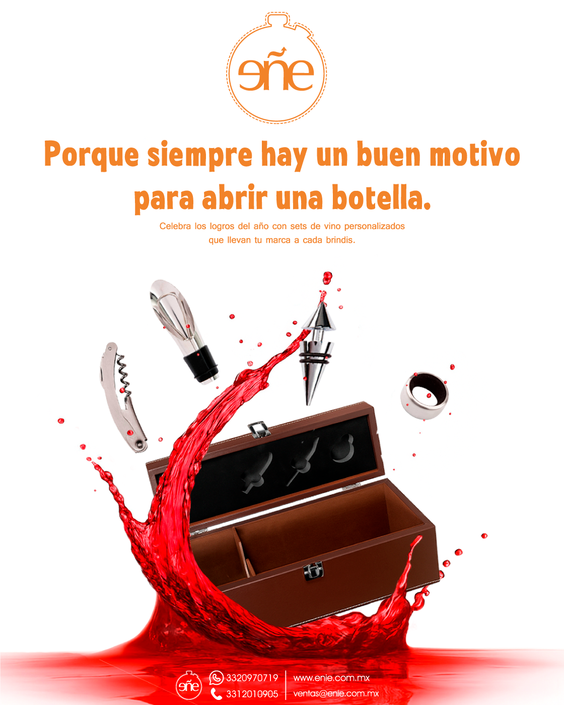 Set de vino personalizado — eñe