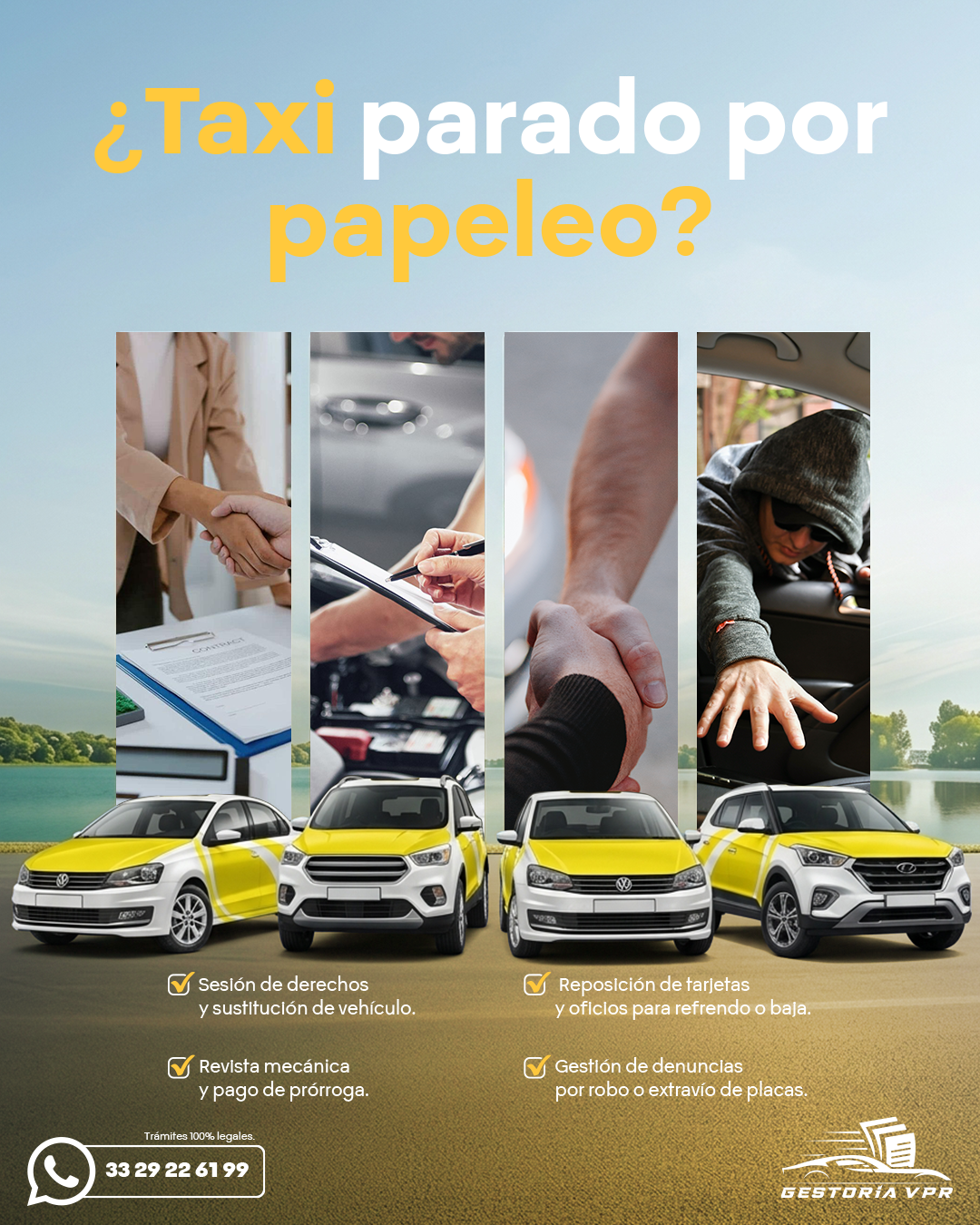 Gestoría VPR — particulares, motos y taxis