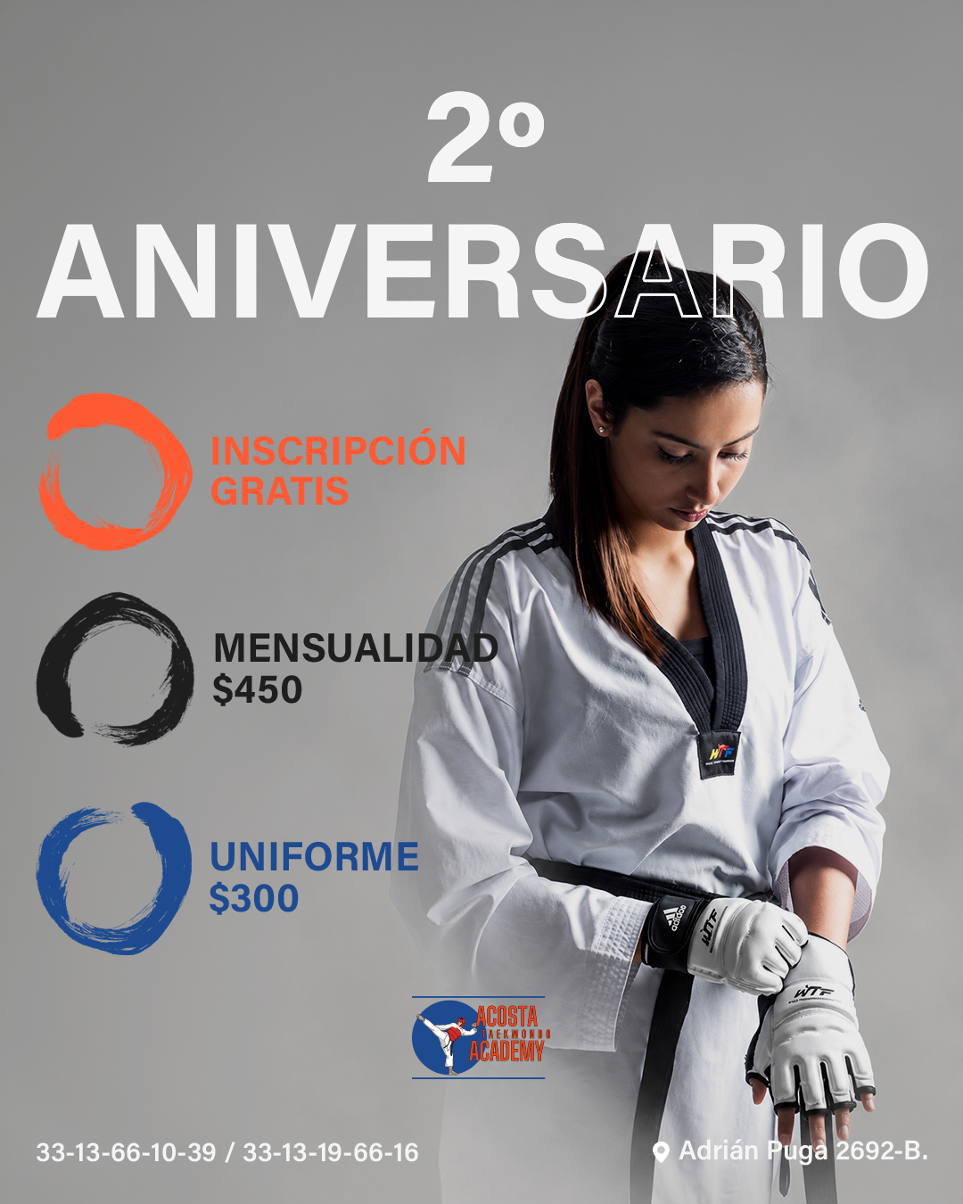 Acosta Taekwondo Academy — pieza adicional